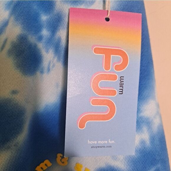 WARM FUN WARM & SUNNY CHILL SWEATPANT Tie-Dye Joggers Size Small Made in USA - Picture 4 of 8